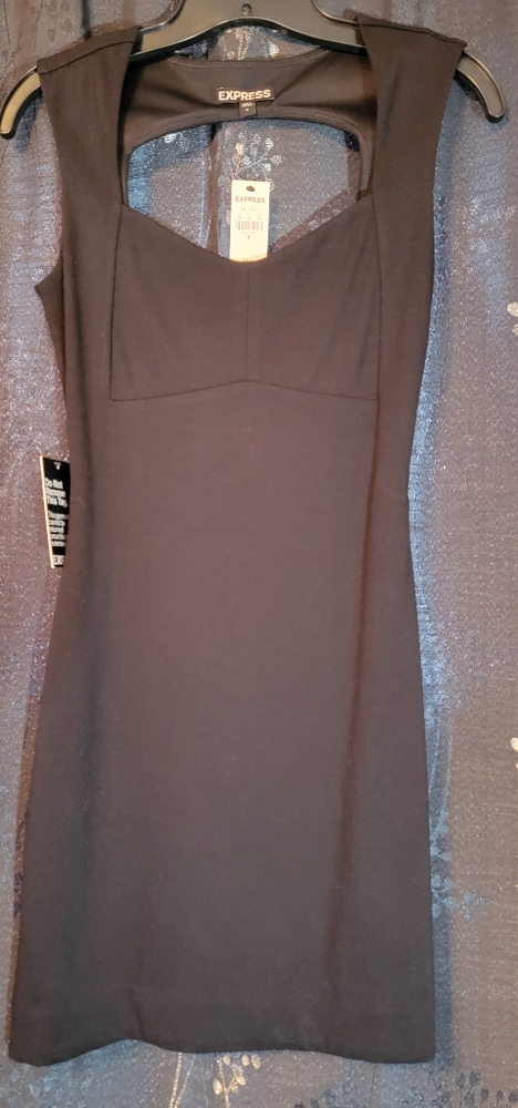 NWT Black XS Express Mini dress